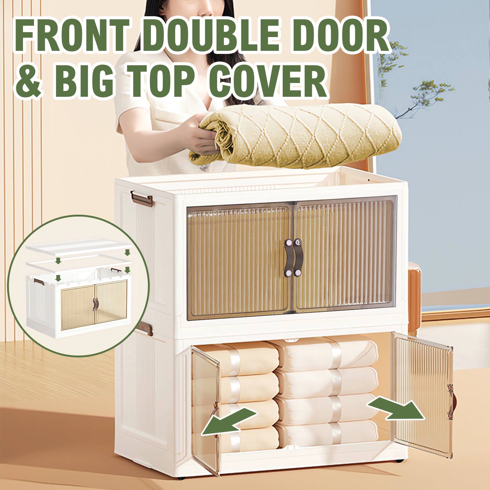 FRONT DOUBLE DOOR & BIG TOP COVER