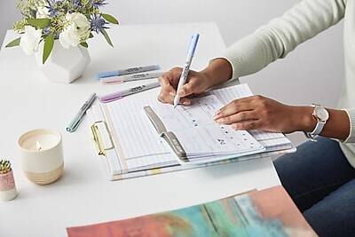 Alt View 5. Sharpie - Mystic Gems Permanent Markers, Ultra Fine Tip, 24/Pack - Assorted.