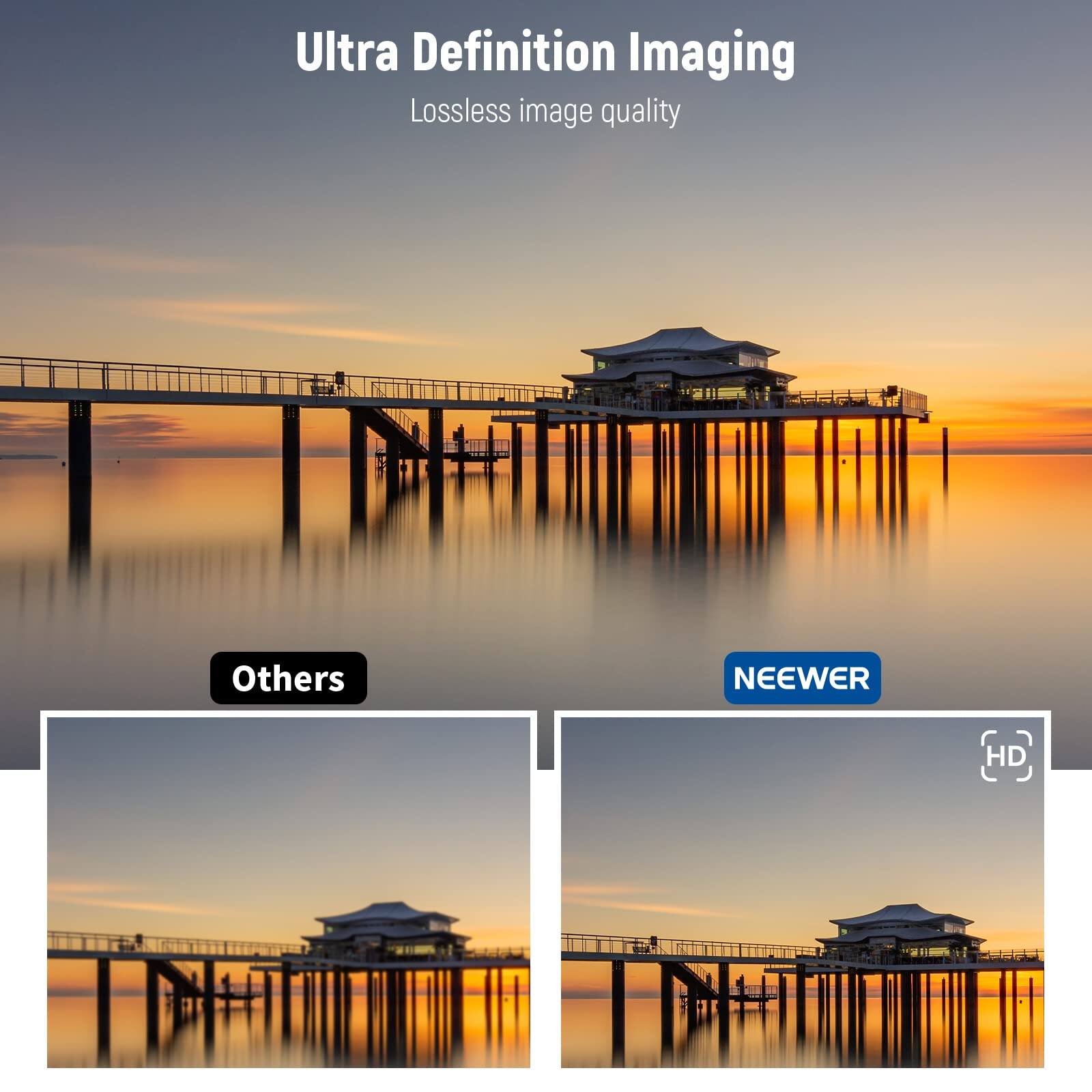 Ultra Definition Imaging  
Lossless image quality  

Others  

NEEWER  

HD