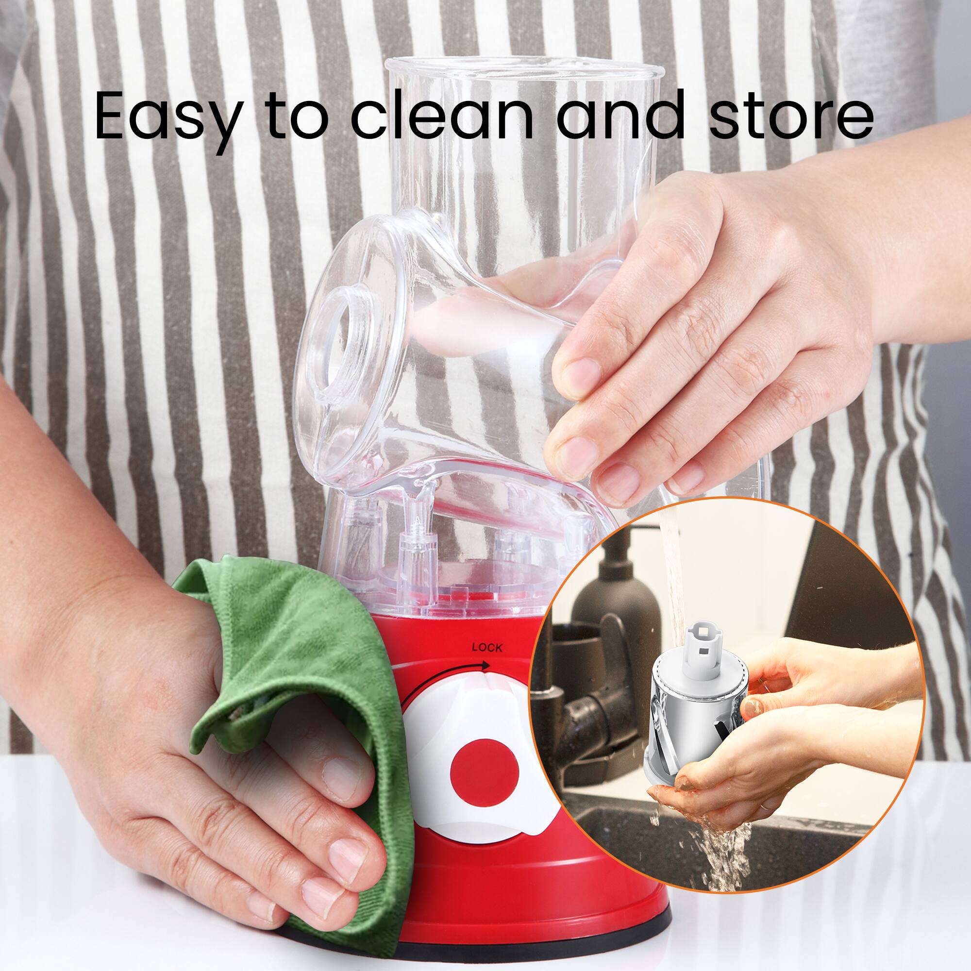 Easy to clean and store