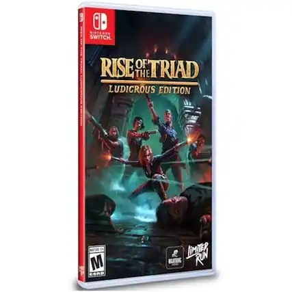 NINTENDO SWITCH
RISE OF THE TRIAD
LUDICROUS EDITION
MATURE 17+
ESRB
LIMITER RUN
MIGATONE - M (Mature 17+)