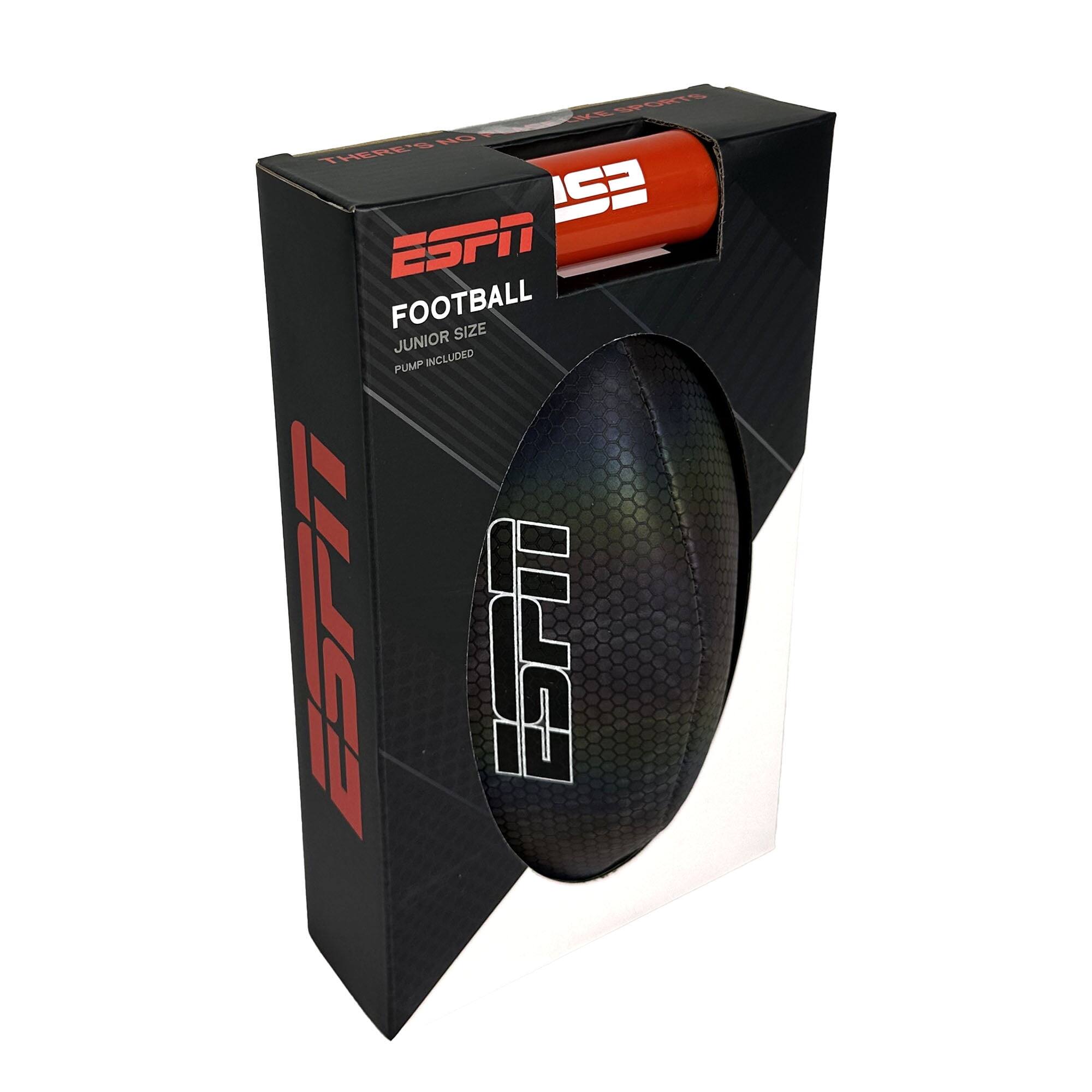 ESPN  
FOOTBALL  
JUNIOR SIZE  
PUMP INCLUDED