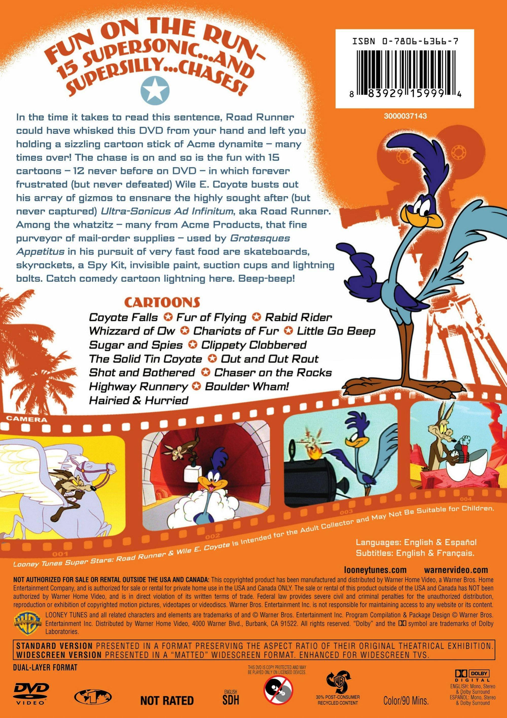 Angle. Looney Tunes: Super Stars - Roadrunner/Wile E Coyote [DVD].