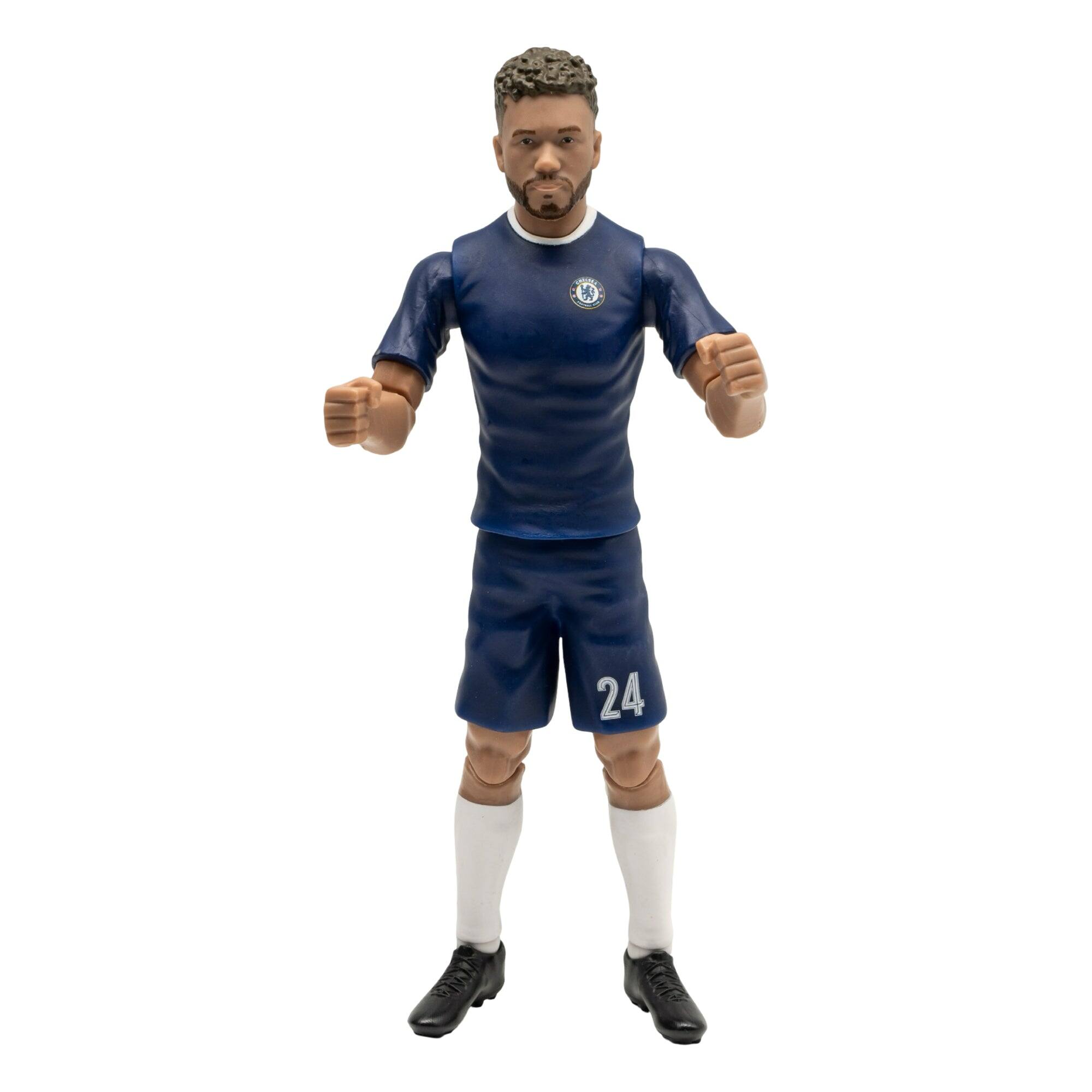 Alt View 3. Banbo Toys - Banbo Toys SOCKERS Chelsea Reece James 8" Collectible Soccer Action Figure.