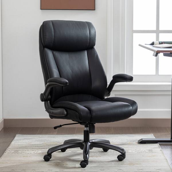 Angle. Serta - Serta® Torrington Big & Tall Office Chair, Black - Black.