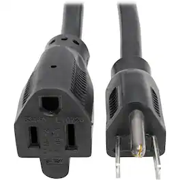 Eaton Tripp Lite Series Power Extension Cord, NEMA 5-15P to NEMA 5-15R - Heavy-Duty, 15A, 120V, 14 AWG, 3 ft. (0.91 m) - Black