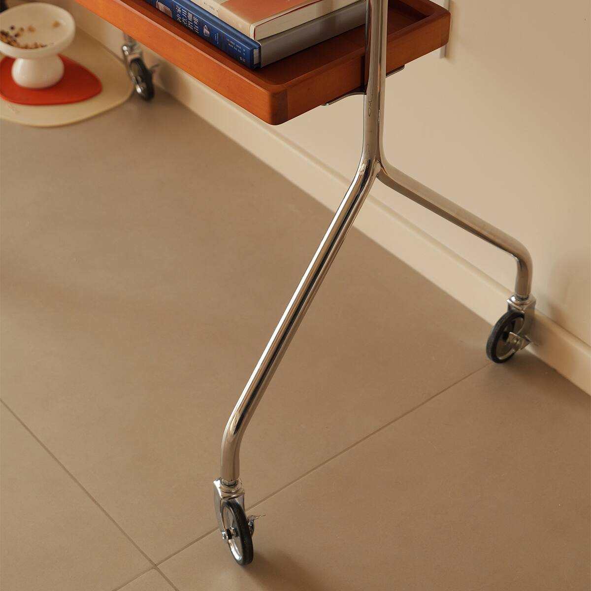 Alt View 2. Spaco - Spaco TV Stand for 43-70 Inch TVs, 360° Swivel, 4-Level Height Adjustable, Open Shelves, Moving Roller for Living Room - Black Brown.