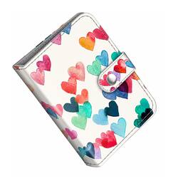 Kitcheniva - Mini Photo Album Book For 2x3 Inch 52 Pockets For Fujifilm - Raining Hearts