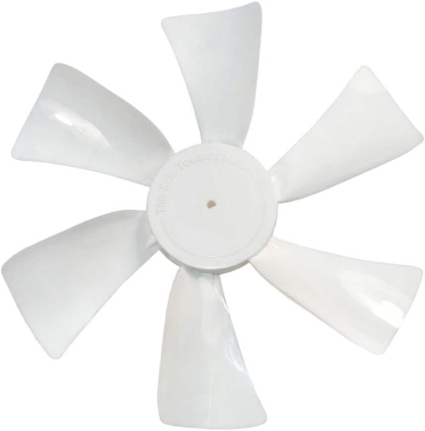 HQRP - 6" Fan Blade CCW 1/8" D-Bore Replacement for 12V RV Roof Vents/Range Hoods - White
