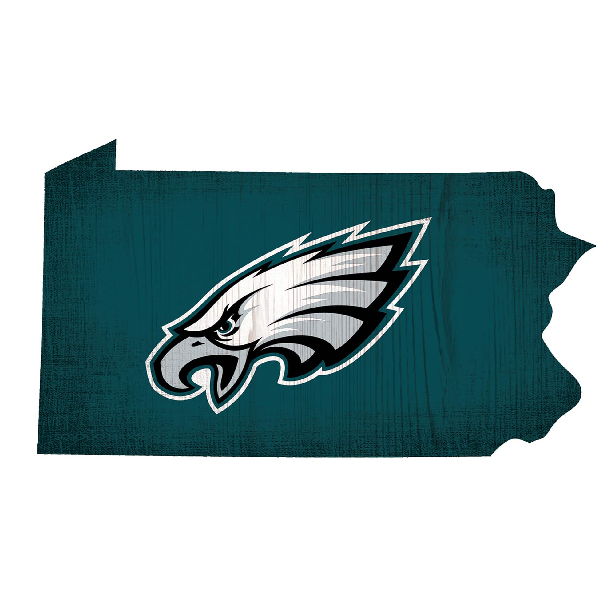 Fan Creations - Philadelphia Eagles 12" Logo State Sign - Multicolor
