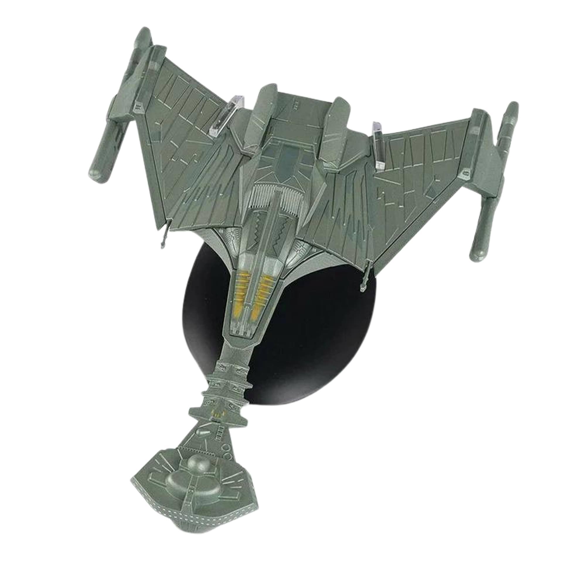 Alt View 4. Eaglemoss - Eaglemoss Star Trek Starship Replica | Klingon Battlecruiser (2009) - Grey.