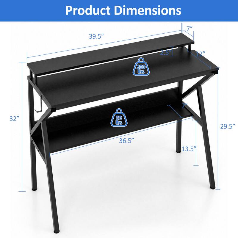 Product Dimensions: 39.5" x 7" x 2.51" / 12" / 200 lbs / 32" x 55 lbs / 29.5" x 36.5" x 13.5"