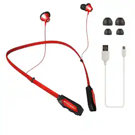 Home Collection - Magnetic Wireless Sport Headset Bluetooth V4.2 Neckband Stereo Headphones with - Red