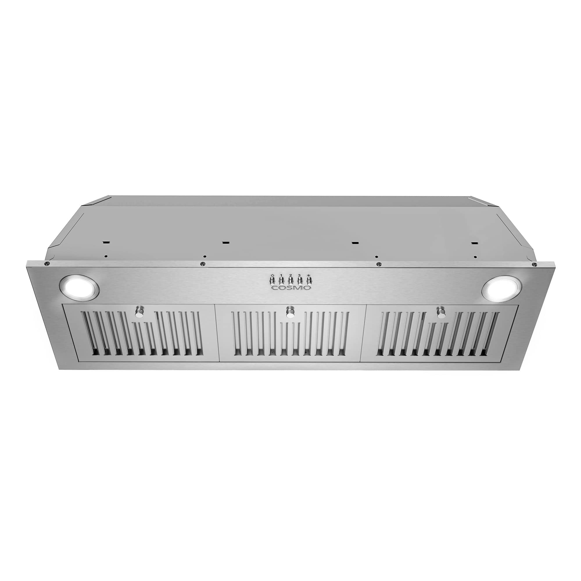 COSMO - 36 inches - Convertible - Range Hood Insert - Stainless Steel