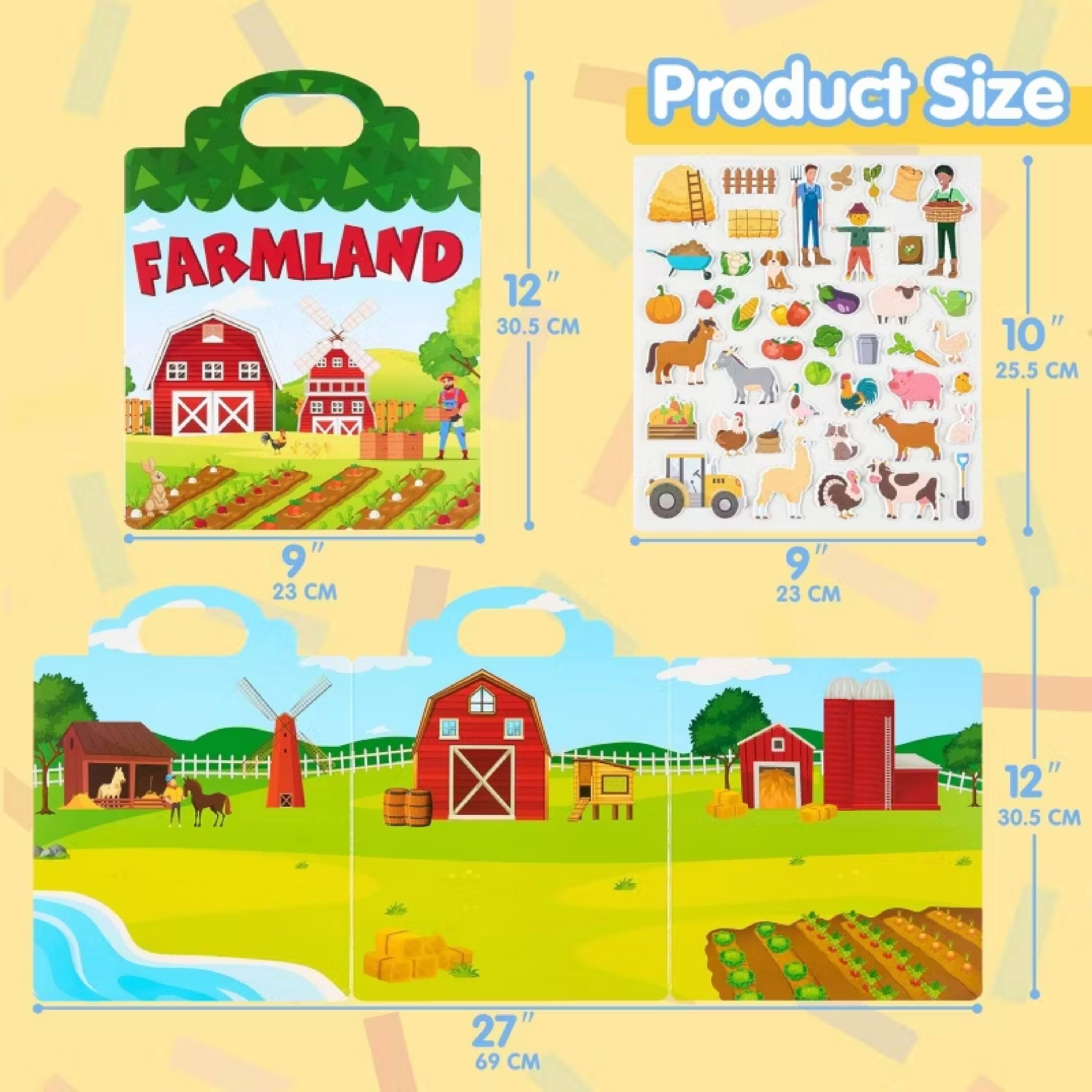 Product Size  
FARMLAND  
12" 30.5  
10" 25.5  
9" 23  
9" 23  
12" 30.5  
27" 69
