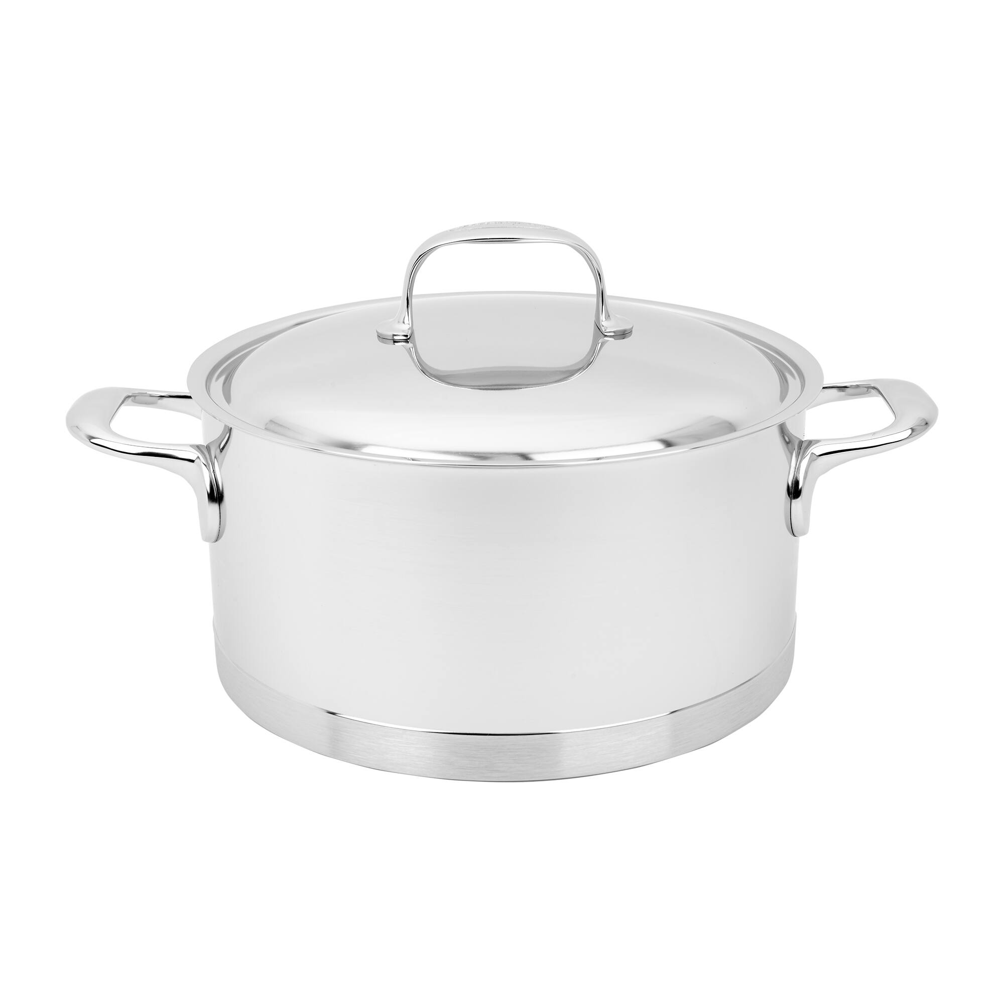 Front. Demeyere - Demeyere Atlantis Proline 7 5.5-qt Stainless Steel Dutch Oven - Stainless Steel.