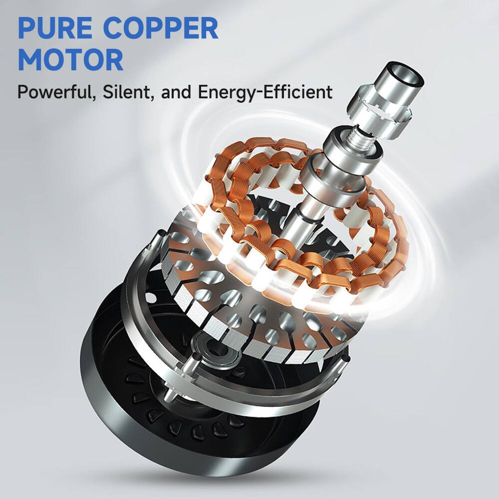 PURE COPPER MOTOR  
Powerful, Silent, and Energy-Efficient