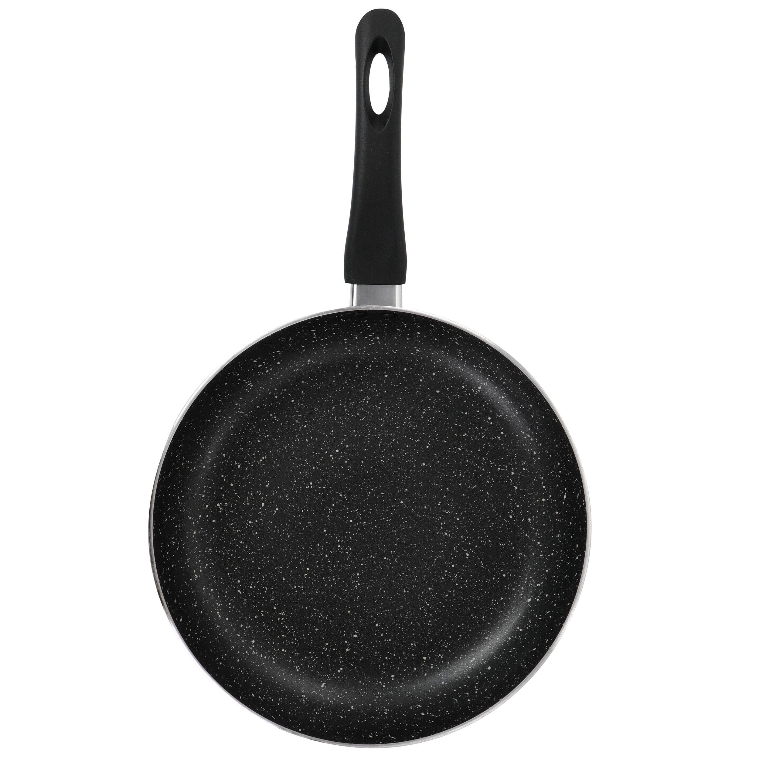 Alt View 4. Oster - Oster Pallermo 11 Inch Nonstick Aluminum Frying Pan in Charcoal - Charcoal.
