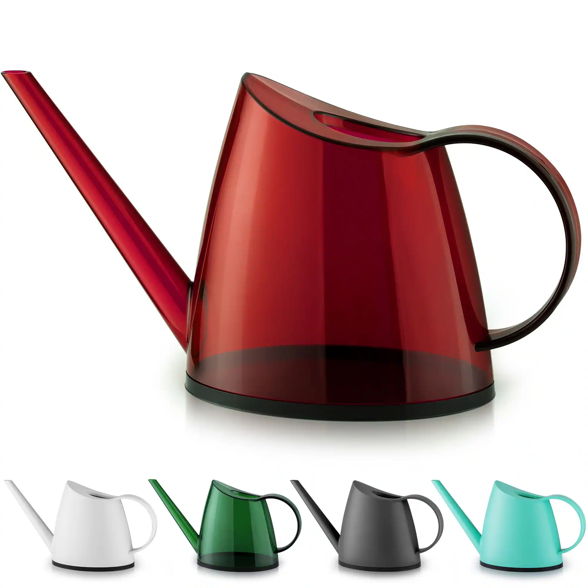 Zulay Kitchen - Watering Can with Long Slim Spout for Indoor Plants - Red