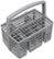 Alt View 17. Bosch - 300 Series 24" Front Control Smart Built-In Stainless Steel Tub Dishwasher with 3rd Rack and PrecisionWash, 48 dBA - Stainless Steel.
