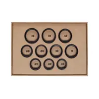 Ultrahuman Ring AIR Sizing Kit - Size Before You Buy - Receive Credit for Purchase - Black - Front_Zoom