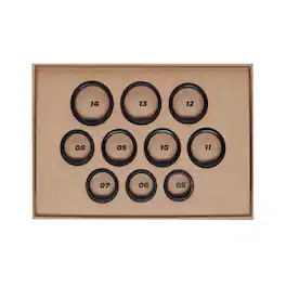 Ultrahuman - Ring AIR Sizing Kit - Size Before You Buy - Receive Credit for Purchase - Black - (2024)