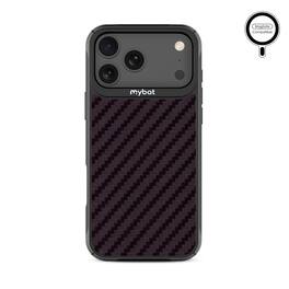 Mybat - Design Lab Series MagSafe Case for Apple iPhone 17 Pro Max – Carbon Fiber - Black
