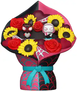 Funko - Bitty POP! Bouquet: Spider-Man Valentine's Day - Miles Morales & Ghost Spider - COLLECTIBLES - Multicolor