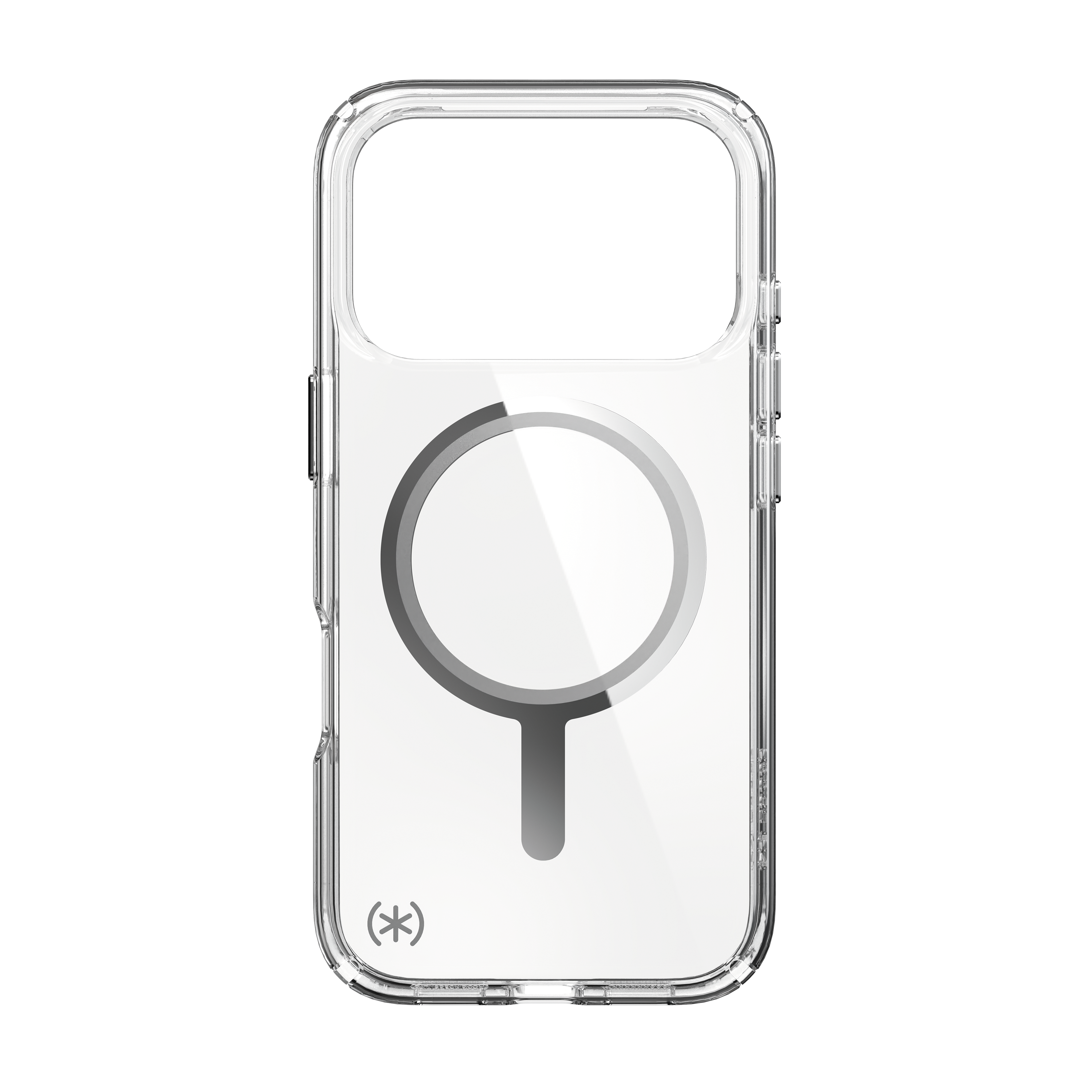 Speck - Presidio Perfect Clear with MagSafe Case for iPhone 17 Pro - Clear/Silver