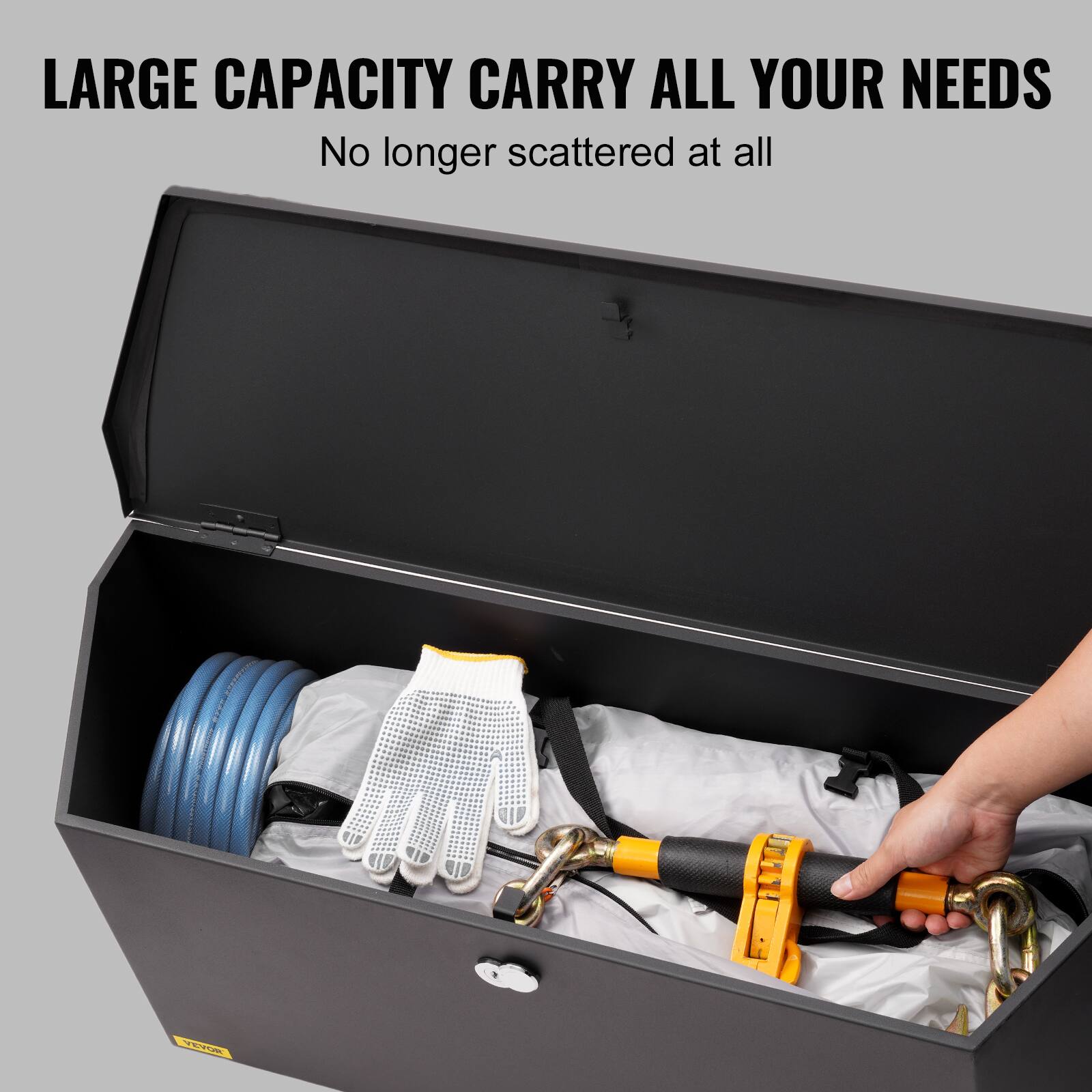 LARGE CAPACITY CARRY ALL YOUR NEEDS  
No longer scattered at all