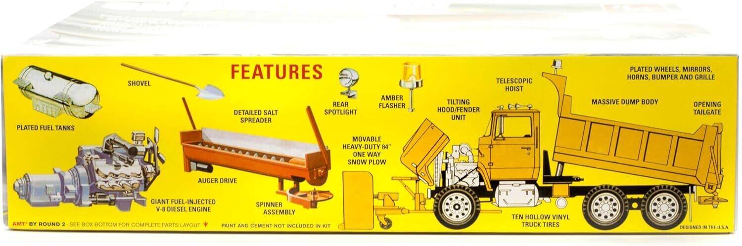 PopMarket AMT Ford LNT 8000 Snow Plow 1/25 Scale Model Kit COLLECTIBLES ...
