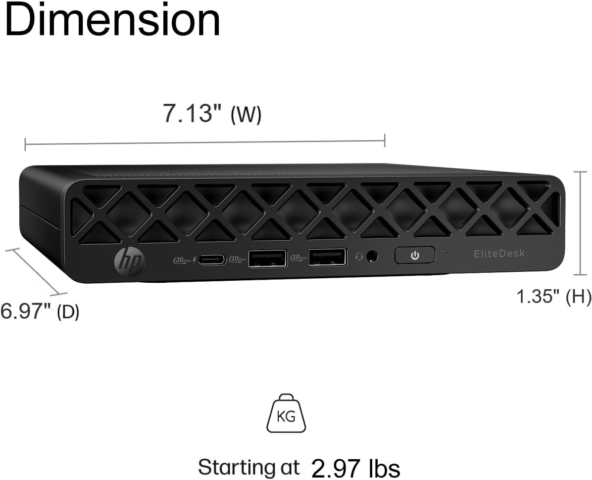 Dimension 7.13" (W) 6.97" (D) 1.35" (H) Starting at 2.97 lbs