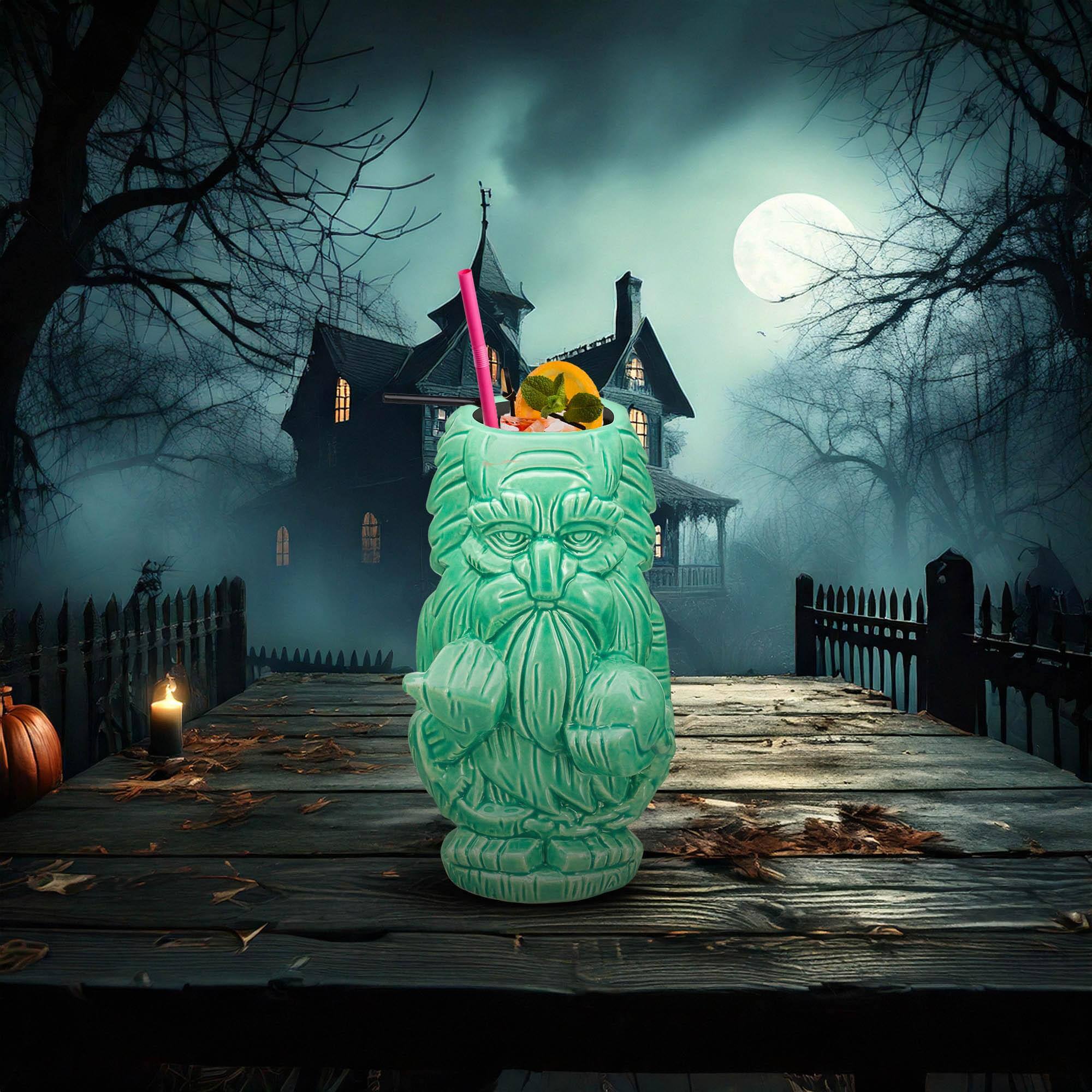 Alt View 1. Disney - Geeki Tikis Disney The Haunted Mansion Gus Ceramic Mug | Holds 15 Ounces - Green.