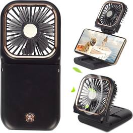 Loheer - Portable Fan Rechargeable Mini Handheld Personal Fan 3000mAh Battery Operated Small Desk Fan