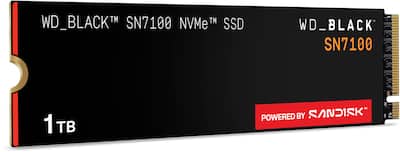 WD BLACK SN7100 1TB Internal SSD Gen 4 x4 NVMe WDBELG0010BBK-WRSN WD BLACK SN7100 1TB Internal SSD Gen 4 x4 NVMe WDBELG0010BBK-WRSN