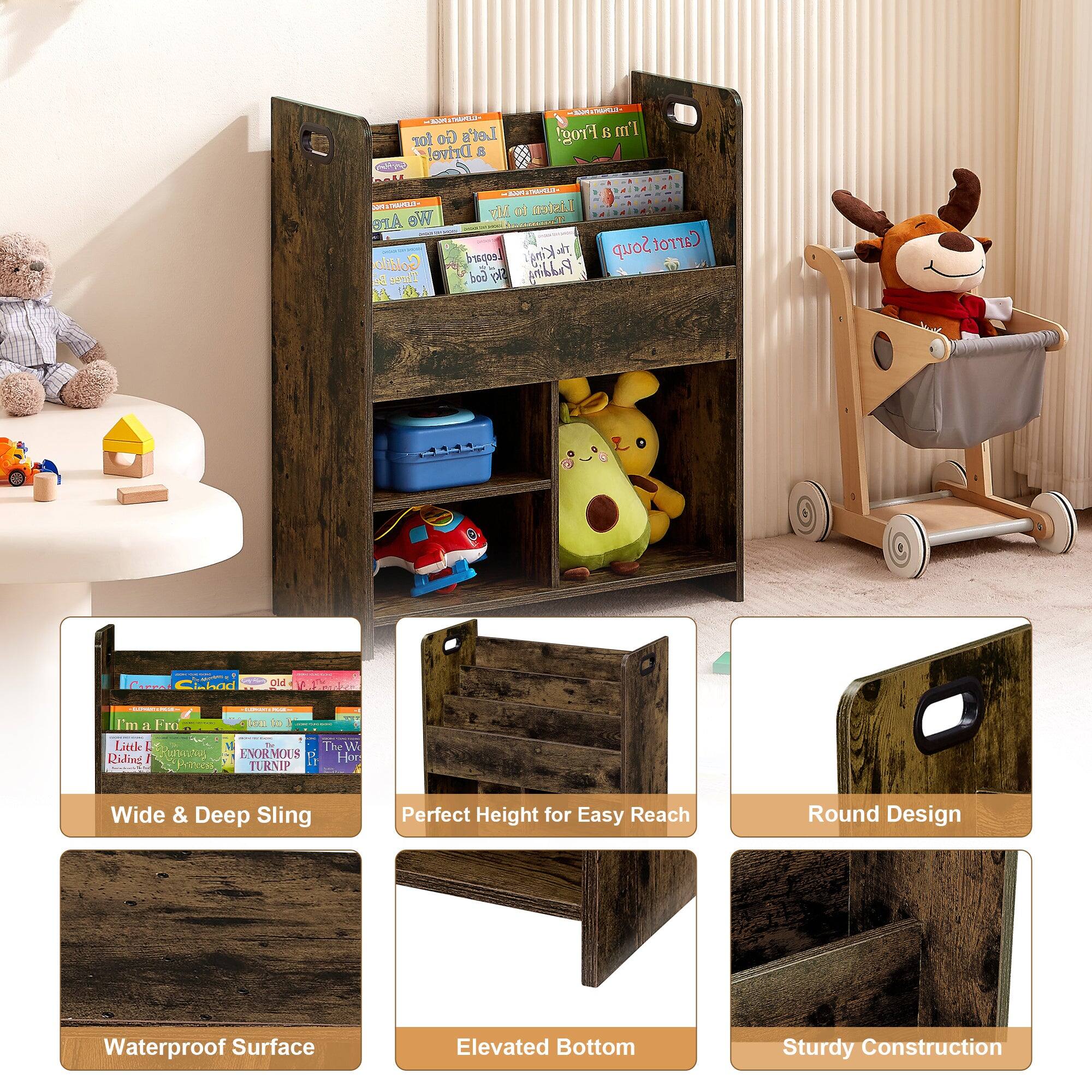 Sure, here is the corrected and grouped text:

**Product Features:**
- Wide & Deep Sling
- Perfect Height for Easy Reach
- Round Design
- Waterproof Surface
- Elevated Bottom
- Sturdy Construction

**Text from the Image:**
- "NO minute for Go Let's Drive!"
- "B -su marLa- Frog!"
- "I'm san m Are We Goldilo"
- "wnE 2"
- "My to Lisien A s Leopard Kiny God Sky Puddiny Soup Carrot A Di Carat Cishad"
- "I'm a Fmo"
- "sen to - Liteke L 1"
- "The w Pidind UNIN ENORMOUS Hoe ps eson TURNIP"

**Book Titles:**
- "I'm a Frog"
- "Little Red Riding Hood"
- "The Wicked Witch of the West"
- "ENORMOUS TURNIP"
- "The Very Hungry Caterpillar"
- "The Very Hungry Caterpillar"
- "The Very Hungry Caterpillar"
- "The Very Hungry Caterpillar"
- "The Very Hungry Caterpillar"
- "The Very Hungry Caterpillar"
- "The Very Hungry Caterpillar"
