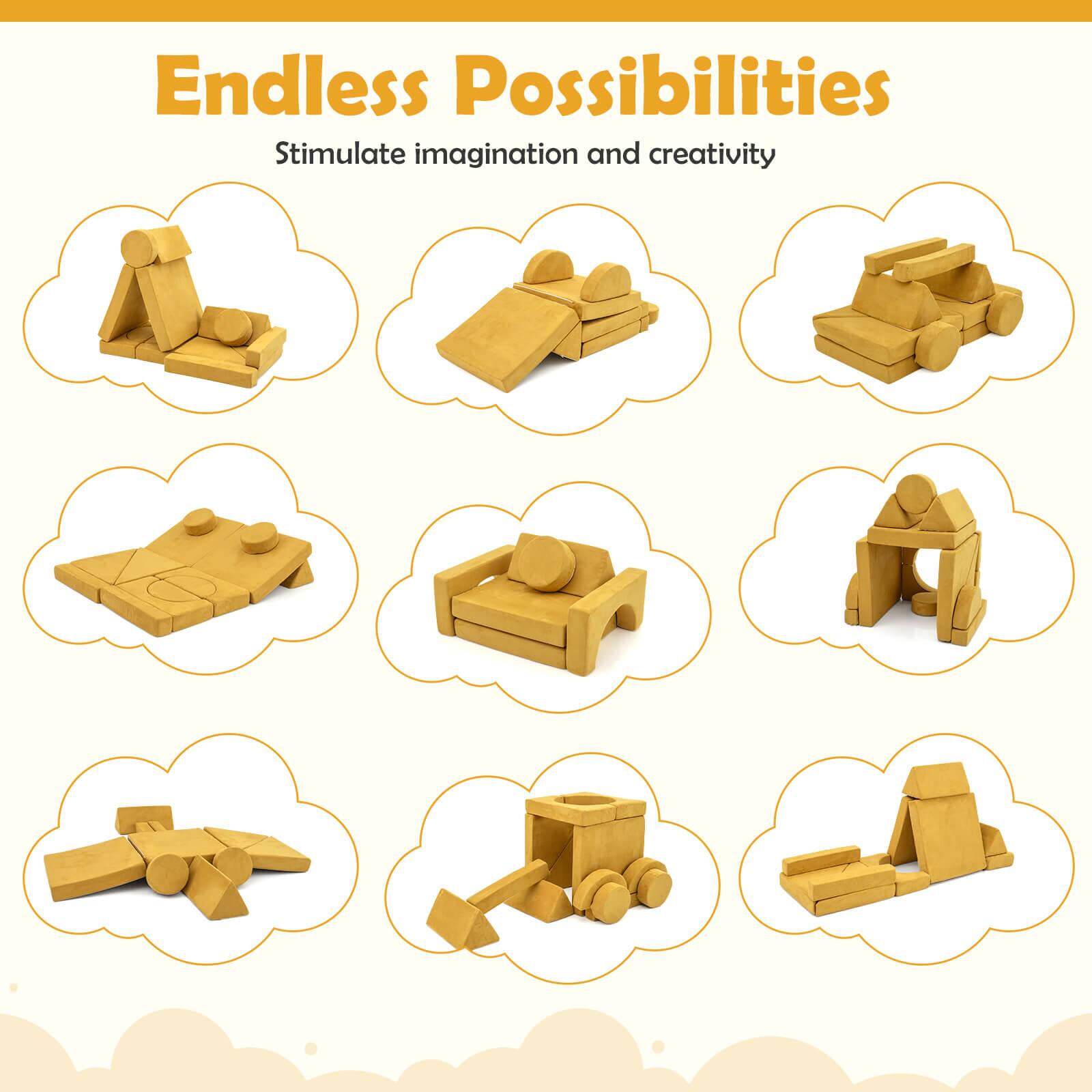 Endless Possibilities  
Stimulate imagination and creativity