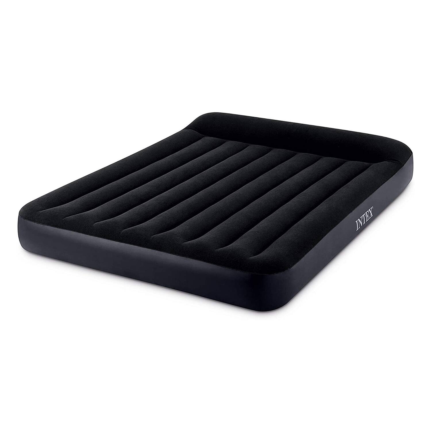 Intex Dura Beam Pillow Rest Classic Queen Airbed Mattress with Built In