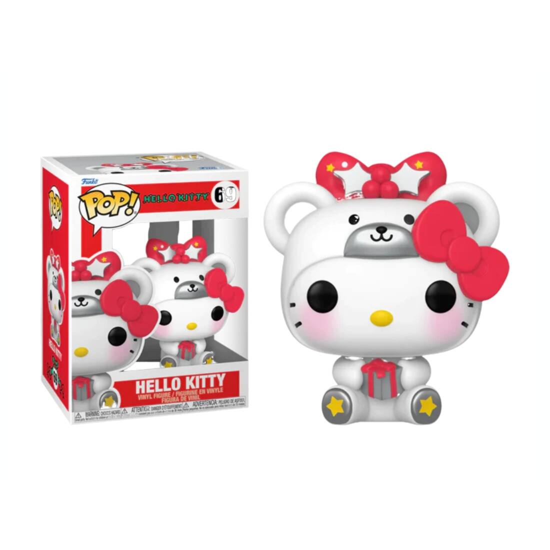 Sure, here is the corrected and grouped text:

---

**LLA Fundo HELLO KITTY 69 1 POP! HELLO KITTY PIGURINE EN VINYLE VINYL FIGURE I FIURA DE VINIL - AUMENTENCA PUD a A ATENTGR S MAE p A A**

---

**Box Text:**

- **Funko**
- **POP!**
- **HELLO KITTY**
- **69**
- **HELLO KITTY**
- **VINYL FIGURE / FIGURINE EN VINYLE / FIGURA DE VINIL**
- **ADVERTENCIA / ATTENTION / ATTENTION**

---