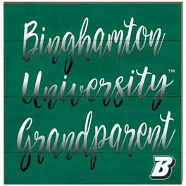 Jardine - Binghamton Bearcats 10'' x 10'' Grandparent Plaque - Green