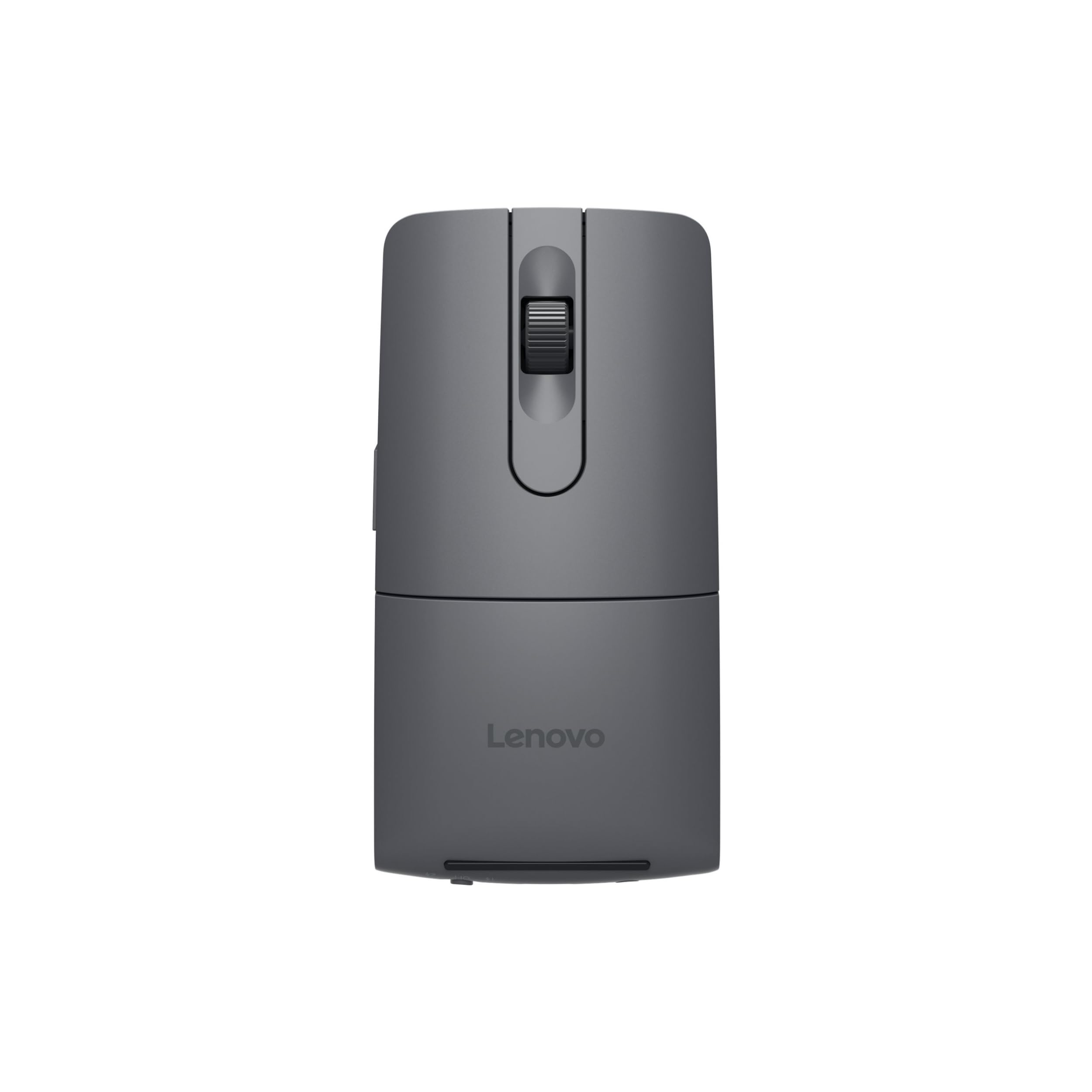 Front. Lenovo - ThinkPad Bluetooth Presenter Mouse (Aura Edition) - Thunder Gray.