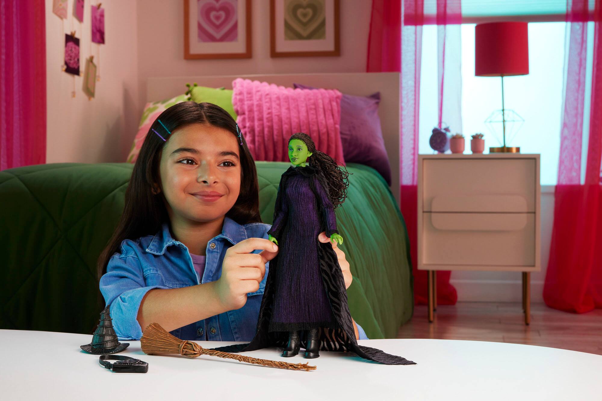 Alt View 17. Wicked - 11.4" Deluxe Elphaba Doll & Accessories.