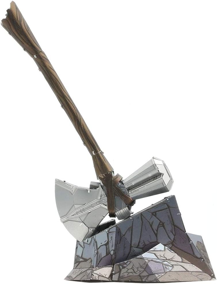 Alt View 2. Metal Earth - Metal Earth Marvel Stormbreaker 3D Metal Model Kit Fascinations - Silver.