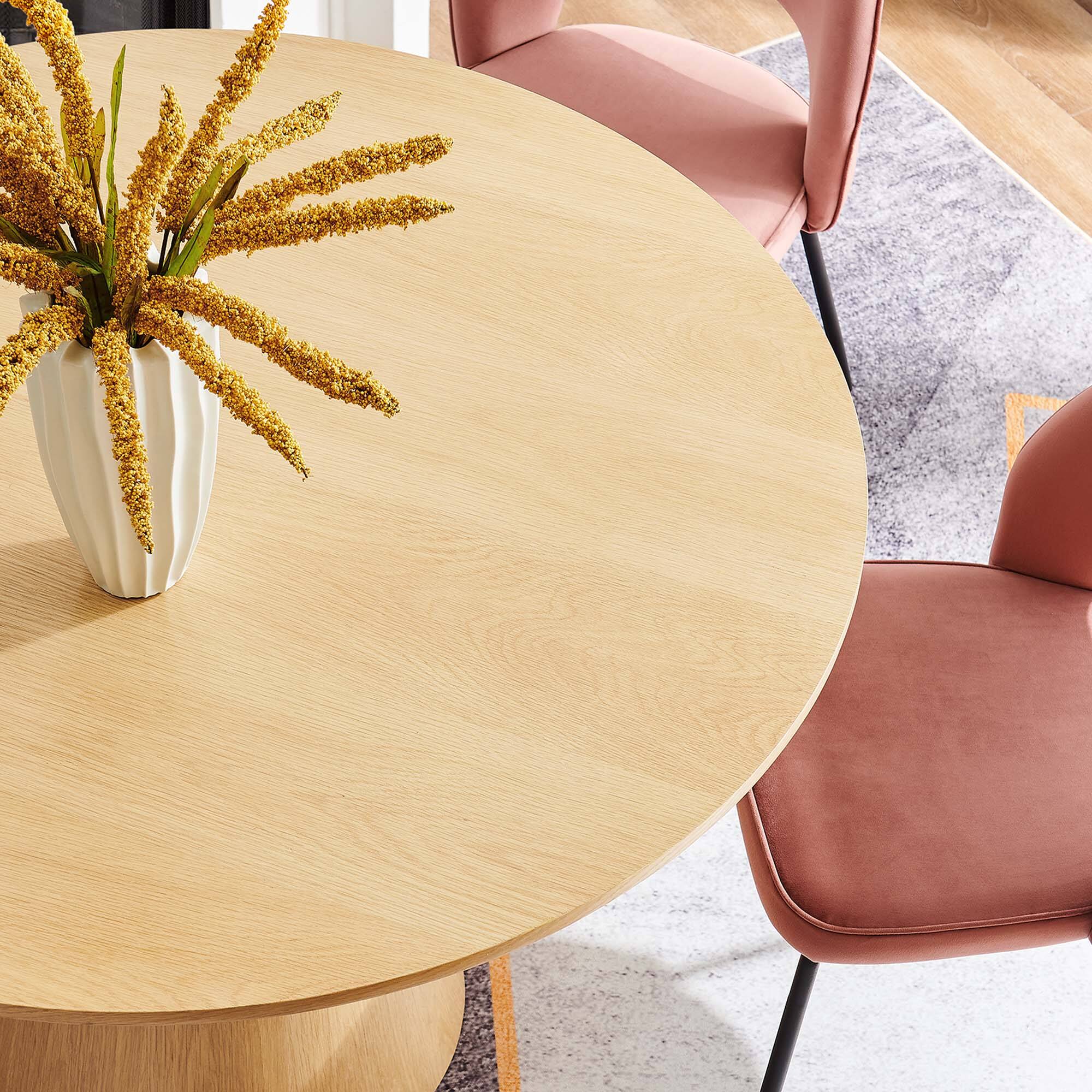 Alt View 5. Modway - Provision 47" Round Dining Table by Modway - Oak.