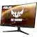 Front. ASUS - TUF Gaming 24" LCD Curved FreeSync Monitor (DisplayPort, HDMI) - Black.