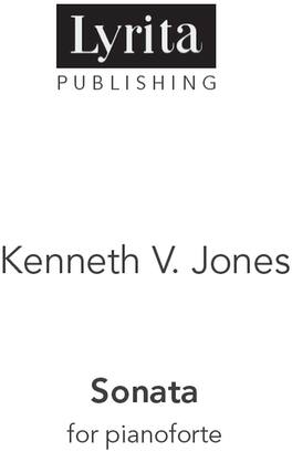 PopMarket - Kenneth V. Jones - Jones: Sonata for Pianoforte - Multicolor