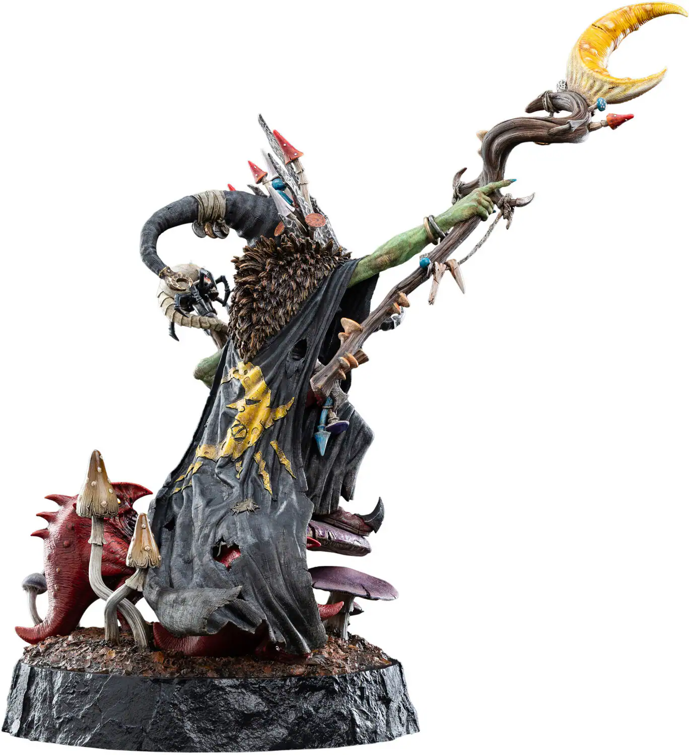 Alt View 3. Weta Workshop - WETA Workshop Limited Edition Polystone - Warhammer: Age of Sigmar - Skragrott the Loonking 1:6 - COLLECTIBLES - Multicolor.