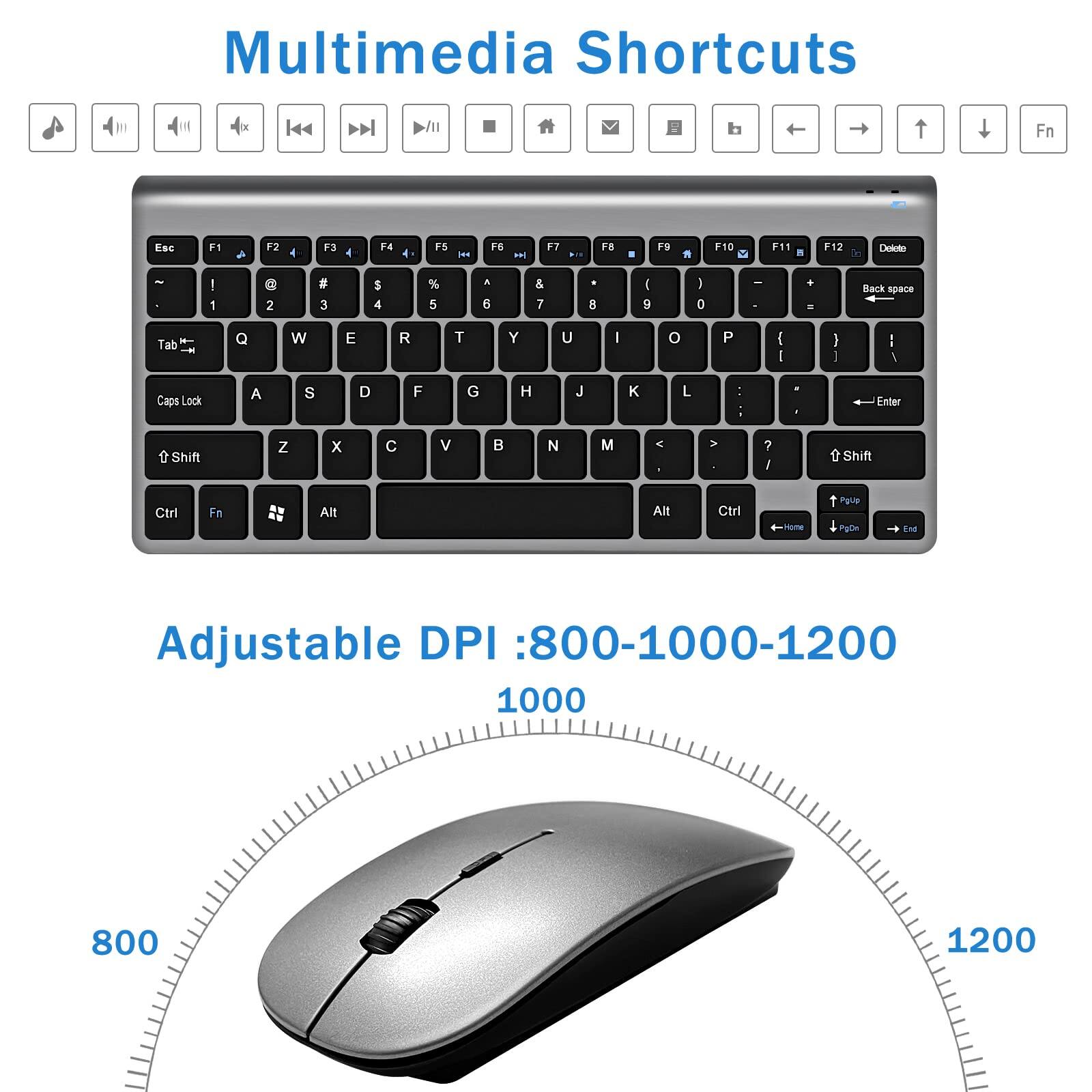 Multimedia Shortcuts

Adjustable DPI: 800-1000-1200