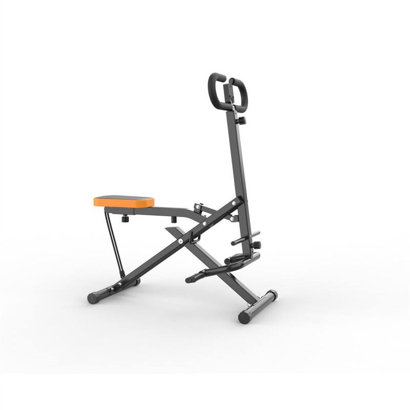 Alt View 7. HTUTWOO - Squat Machine for Home - Foldable Glutes Assist Trainer with Resistance Bands, Booty Butt Thighs Workout, Ab Back Leg - Black.