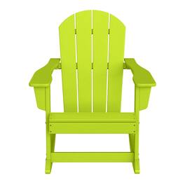 WestinTrends - Malibu Outdoor / Patio Poly Adirondack rocking chair - Lime